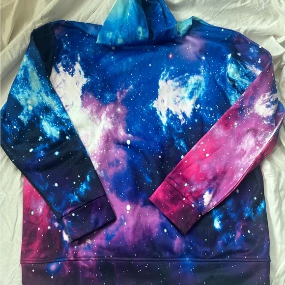 NASA Space Galaxy Print Hoodie - Picture 6 of 6